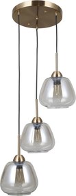 Italux modern függeszték felis borostyán arany itxpnd-40824-3-gd