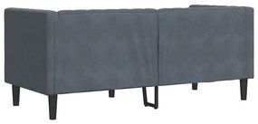 Chesterfield kanapé Sötétszürke 174 x 74.5 x 70.5 cm Bársony