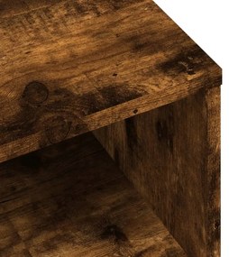 füstös tölgy színű szerelt fa TV-szekrény 120x34x37 cm