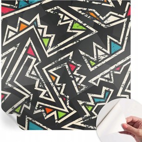 Dekoratív öntapadós fotótapéta Energikus geometria 250x250 cm