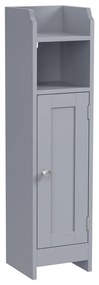 Keskeny fürdőszobai álló tárolószekrény 20x18x80cm, szürke