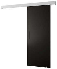Tolóajtó 80 cm Slavdro 1 (matt fekete + matt fehér). 1108794
