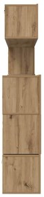 TV szekrény garnitúra 8 pcs kézműves tölgy 80 x 30 x 30 cm