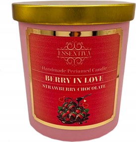 Berry In Love Szója illatgyertya Eper-Csokoládé 220ml