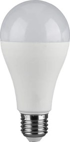Led izzó bura E27 17W b.hideg 6500K 1710lm tejfehér 200* A65 V-tac
