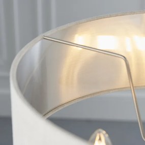 Endon klasszikus csillár highclere króm természetes vászon end94361