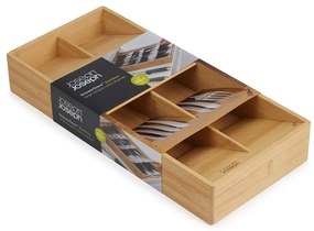 Natúr színű bambusz evőeszköztartó fiókba 17,5 x 38 cm DrawerStore – Joseph Joseph