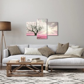 Rózsaszín fa képe (90x60 cm)