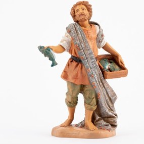Betlehem figura Fontanini Horgász halakat árul – 19cm magas figurákhoz