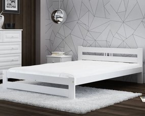AMI nábytek Fenyő ágy 180x200 cm LUX VitBed fehér