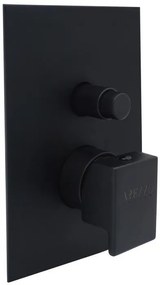 AREZZO design Rhodefield falsík alatti kád csaptelep fekete