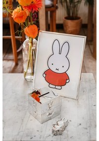 Ezüstszínű fém álló-fali képkeret 15x20 cm Miffy – Zilverstad