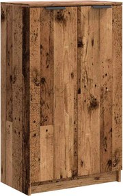 vidaXL antik fa színű szerelt fa cipőszekrény 59 x 35 x 100,5 cm