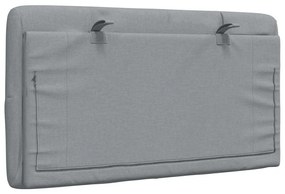 világosszürke szövet fejtámla párna 80 cm