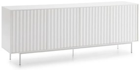 Fehér alacsony komód 211x80 cm Sierra – Teulat