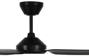 Lucci air 21616349 - Mennyezeti ventilátor POLIS IP55 fekete + távirányítás