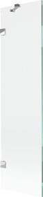 Mexen Lunar 1-szárnyú kádparaván 50 x 150 cm, átlátszó, króm - 897-050-000-01-00
