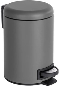 Wenko Leman pedálos szemetes 3 l, szürke, 3 l