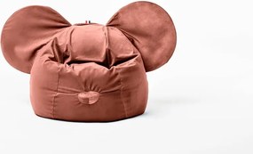 Ears piros bársony babzsák - The Brooklyn Kids