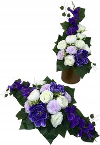 Csokor Nád Kompozíció Sír Temető Művirágok