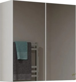 Pola 2DL felső fürdőszoba szekrény, 60x60x22 cm, fehér