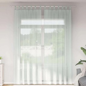 vidaXL 2 db világosszürke voile függönyök rúd zsebekkel