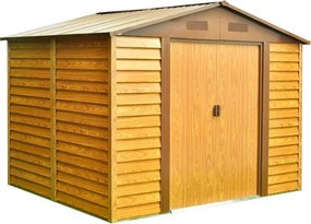 fém kerti ház LANITPLAST MAXTORE WOOD 1112 LG2303