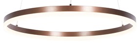 Függőlámpa sötét bronz 60 cm, LED-del, 3 fokozatú fényerő-szabályozóval - Anello