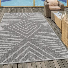 Szürke kültéri szőnyeg 120x170 cm Aruba – Ayyildiz Carpets