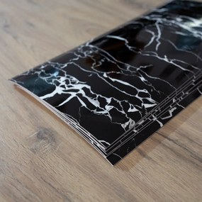 Fali öntapadós panel szett 6 db-os 60x30 cm Nero Marquina – SP TREND
