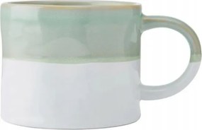 Kőagyag bögre Ombre kék és fehér, 350 ml