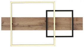 Globo 67289D1 - LED mennyezeti lámpa VANNI LED/24W/230V barna/fekete