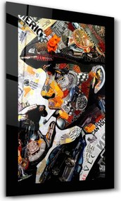 SPR-1135 edzett üvegkép, 46 x 72 cm