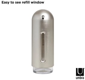 Ezüstszínű műanyag szappanadagoló 350 ml Penguin – Umbra