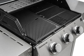 OKLAHOMA BBQ gázgrill, 3 égővel, nyomáscsökkentő szeleppel, ezüst Penta CZ