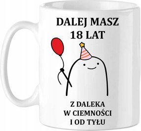 Bögre Születésnapi Ajándék Vicces Vicc nevetés Még mindig 18 éves vagy Öregség