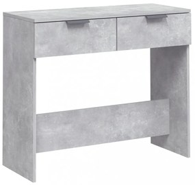 betonszürke szerelt fa tálalóasztal 90 x 36 x 75 cm