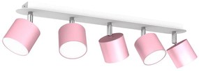 Spotlámpa DIXIE 5xGX53/11W/230V rózsaszín