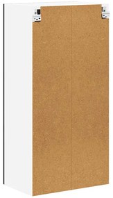 Fali konyhaszekrény polcokkal Fekete 50 x 31 x 100 cm Faanyag