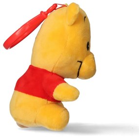 Disney Micimackó Yellow 3D plüss figura akasztóval, táskadísz 13 cm