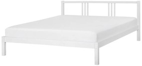 Franciaágy 180 cm VALLES (ágyráccsal) (fehér). 1007550