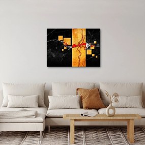 Absztrakt kép - Táncosok (70x50 cm)