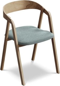 Kék tömörfa étkezőfotel Erika – Makamii