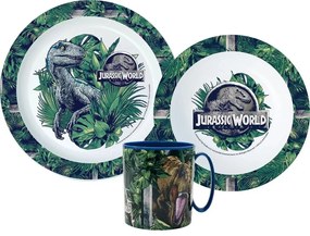 Jurassic World micro étkészlet szett bögrével