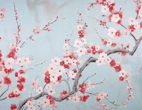 Poszter 65x50cm Cseresznye virágzásban