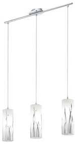 Eglo 92741 - Mennyezeti függesztékes lámpa RIVATO 3xE27/60W/230V