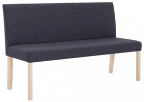 sötétszürke poliészter pad 139,5 cm