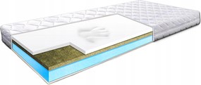 Matrac 170x180 visco memory tengeri fű jód 25cm légáteresztő puha H2