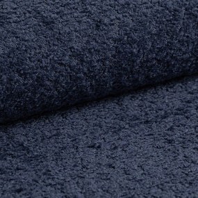 Kék kárpitozott ágyneműtartós franciaágy ágyráccsal 180x200 cm Mount – Micadoni