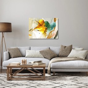 Kép - Levelek (üvegen) (70x50 cm)